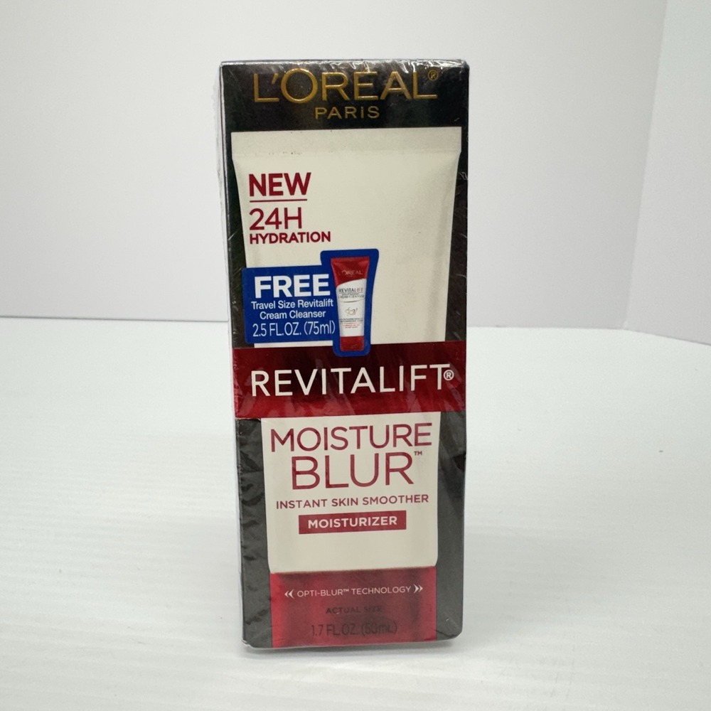 Loreal Revitalift Miracle Moisture Blur Instant Skin Smoother 1.7oz W/ Cleanser